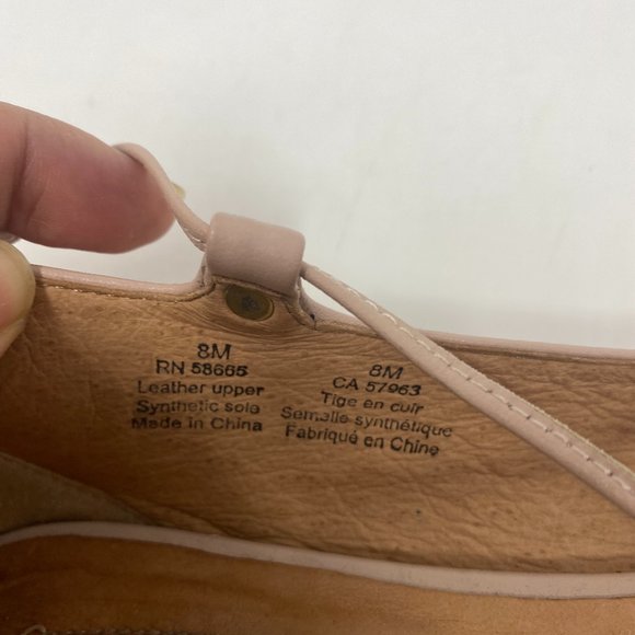 Halogen Owen Leather Lace-Up Flat Women Size 8M - Picture 14 of 15